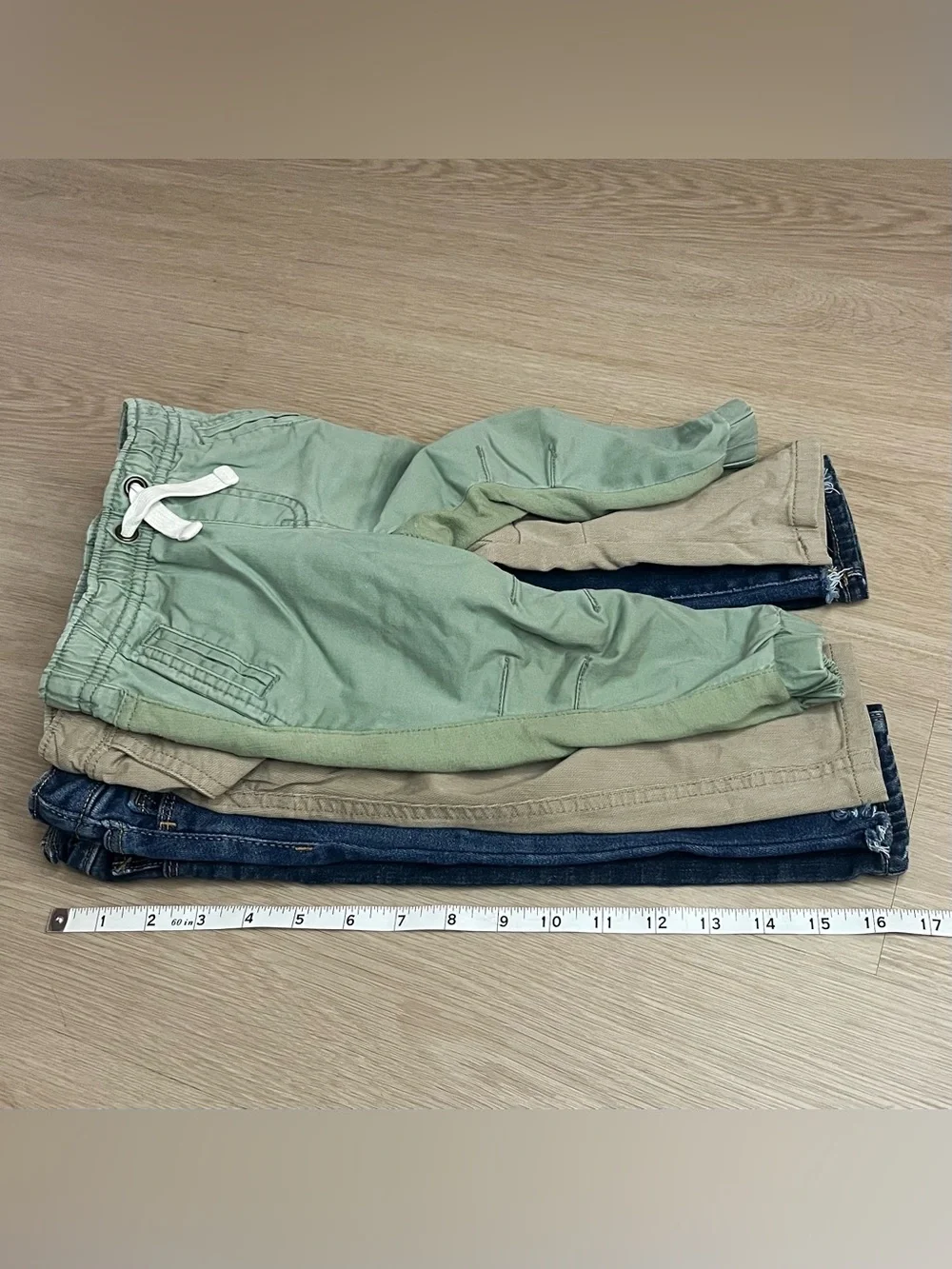 Mixed Kids Bottoms Pack - Green, Navy, Khaki - Assorted Brands